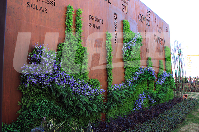 室外仿真植物墻