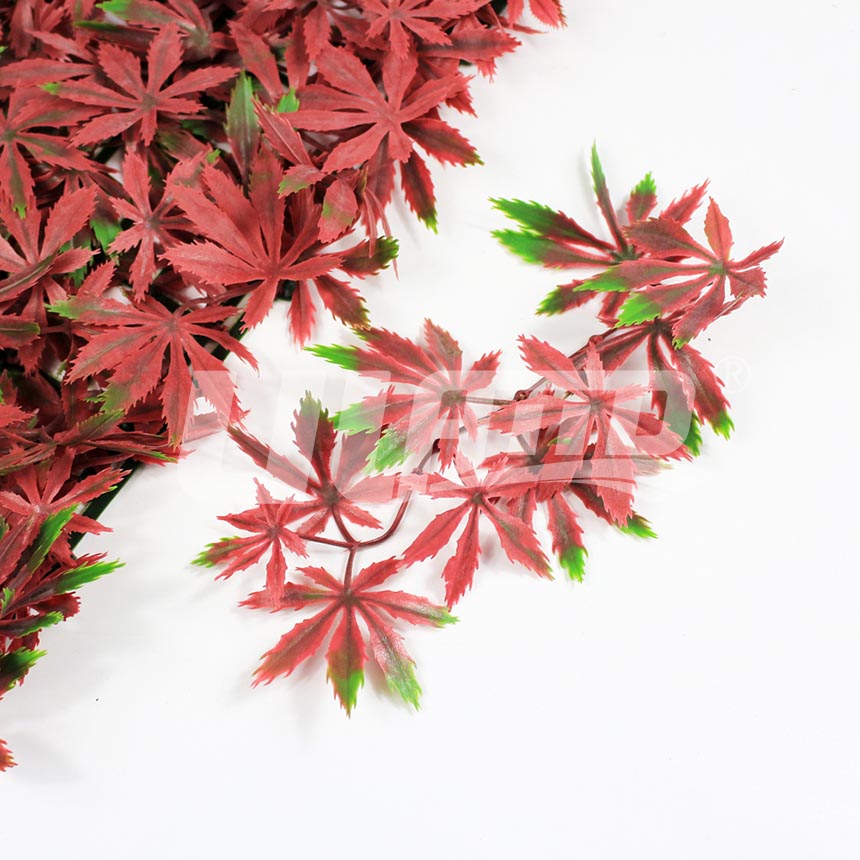 仿真植物紅楓葉細節圖