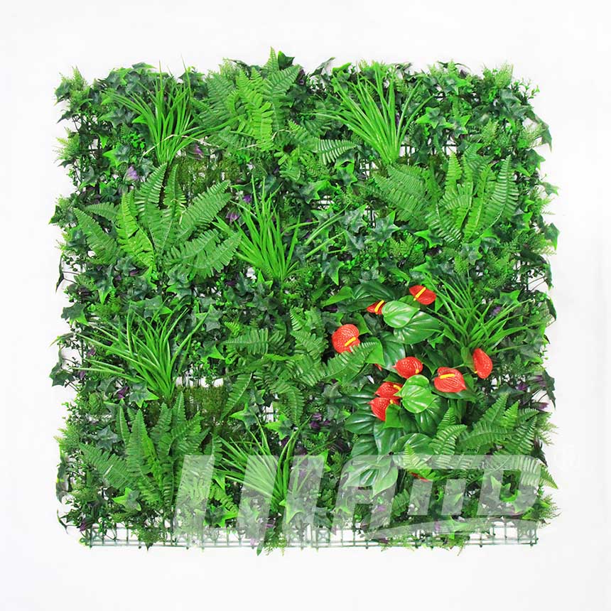 仿真植物紅掌搭配