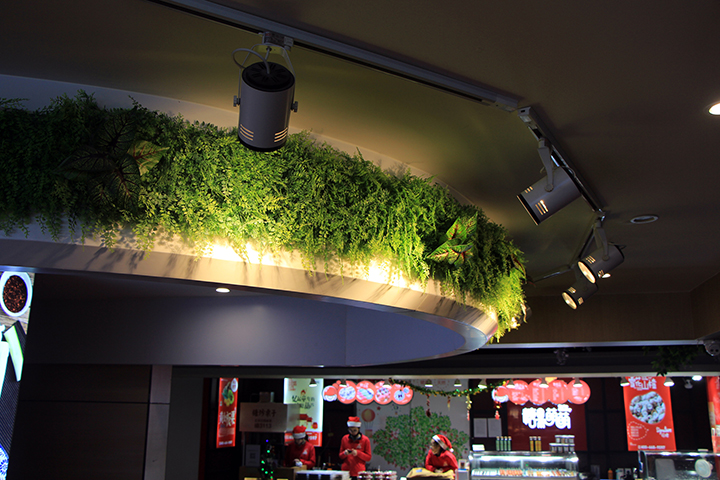 室內仿真植物墻