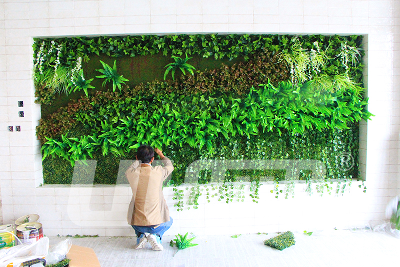 室內(nèi)仿真植物墻