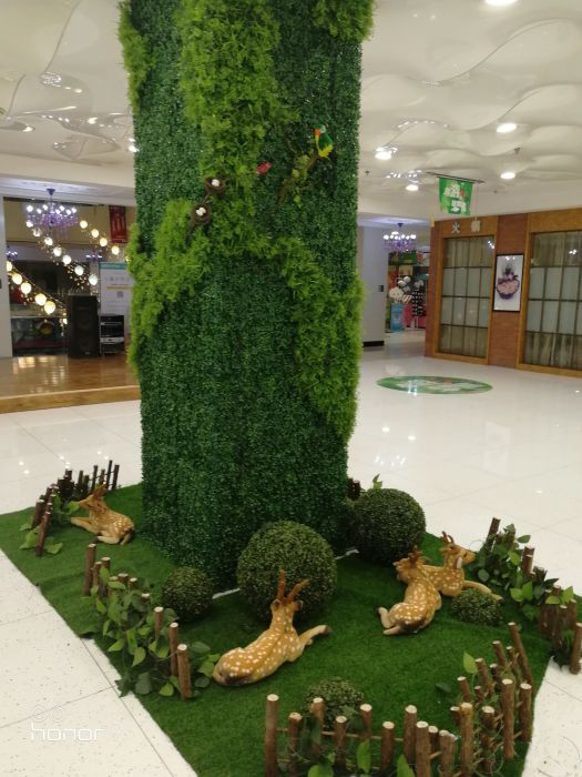 商場柱子怎么裝飾