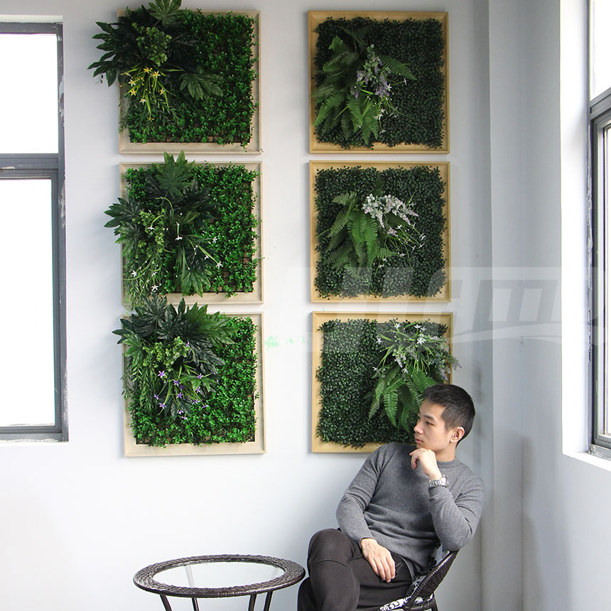 壁掛相框仿真植物