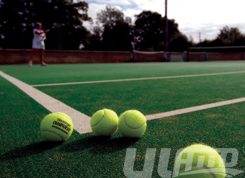 網(wǎng)球場(chǎng)仿真草坪局部效果圖