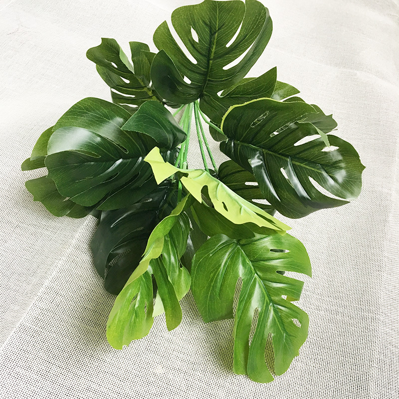 過膠仿真植物龜背葉