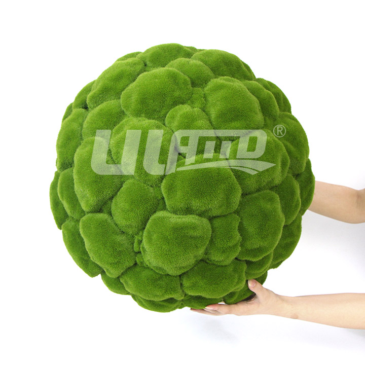 苔蘚草坪織毛圓球