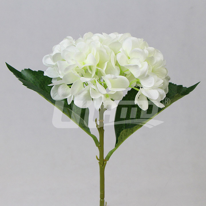 仿真植物繡球花白色