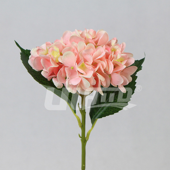 仿真植物繡球花粉色