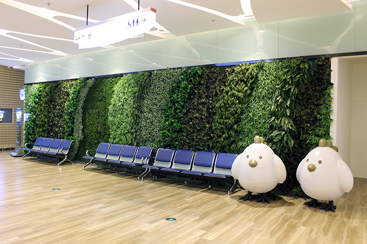 商場垂直綠化植物墻
