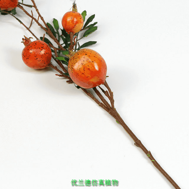 仿真石榴樹枝和石榴