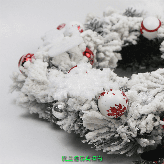 圣誕花環細節圖