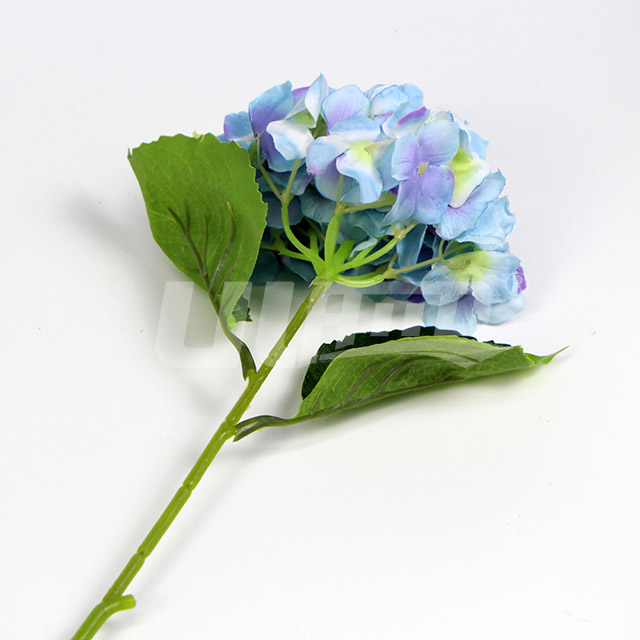 藍色仿真絹布花