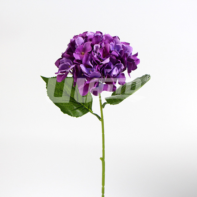 紫色仿真絹布花